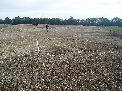 Gegenw&auml;rtig im Bau: die 36-Loch-Golfanlage in Golf Valley, bei Holzkirchen in Bayern; nur wenige Minuten Fahrt im S&uuml;den von M&uuml;nchen; gebaut mit dem Know How von GOLFPLATZBAU Brehmer + Kooistra GmbH.